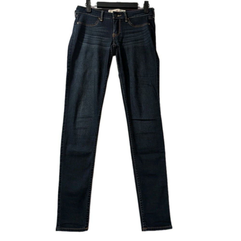 Hollister Women's Jeans Sz 1R W25 L29 Dark‎ Wash Skinny Stretch Y2K Classic